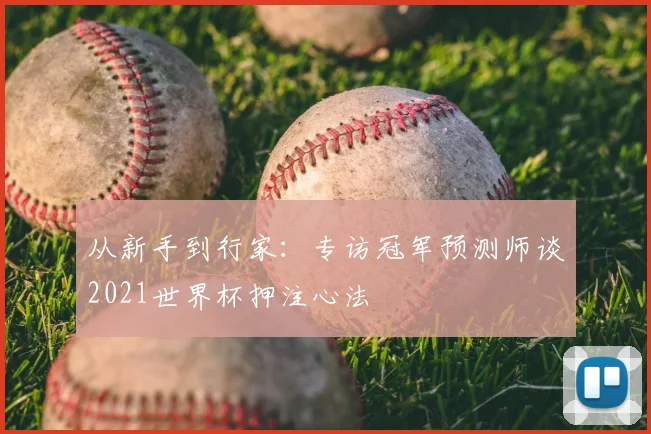 从新手到行家：专访冠军预测师谈2021世界杯押注心法